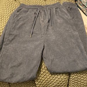 corduroy material joggers